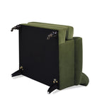 Alana 38" Lawson Accent Arm Chair in Olive