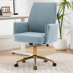 Mid-back Liftable Office Chair in Striped Fabric