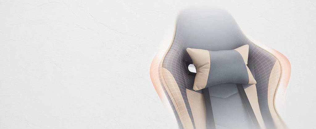 Ergonomic Gaming Chair with Footrest and Massage Lumbar Support