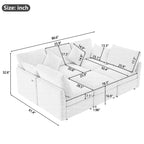 86.6" Modular Sectional Sofa