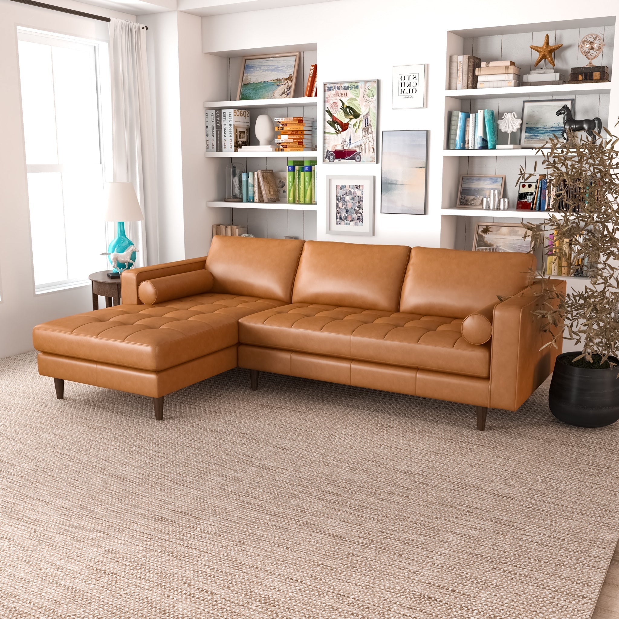 Anthony Corner Sectional Sofa Left Facing