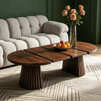 Flexible Round Wooden Coffee Table
