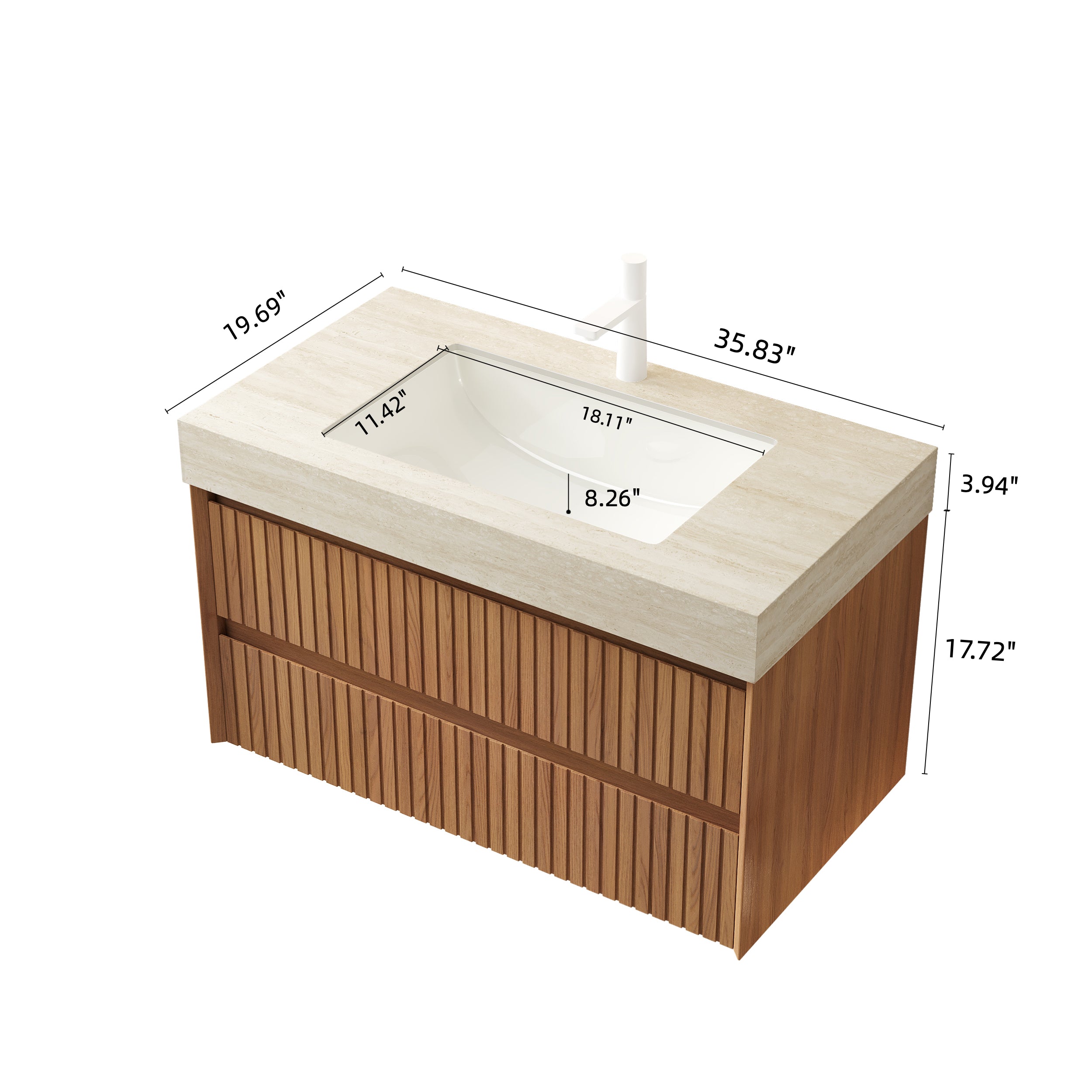 Tilley 36" Bathroom Vanity & Sink