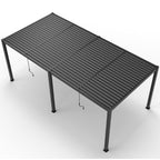 8610J Louver Pergola 10x19FT Aluminum Frame & Louvers