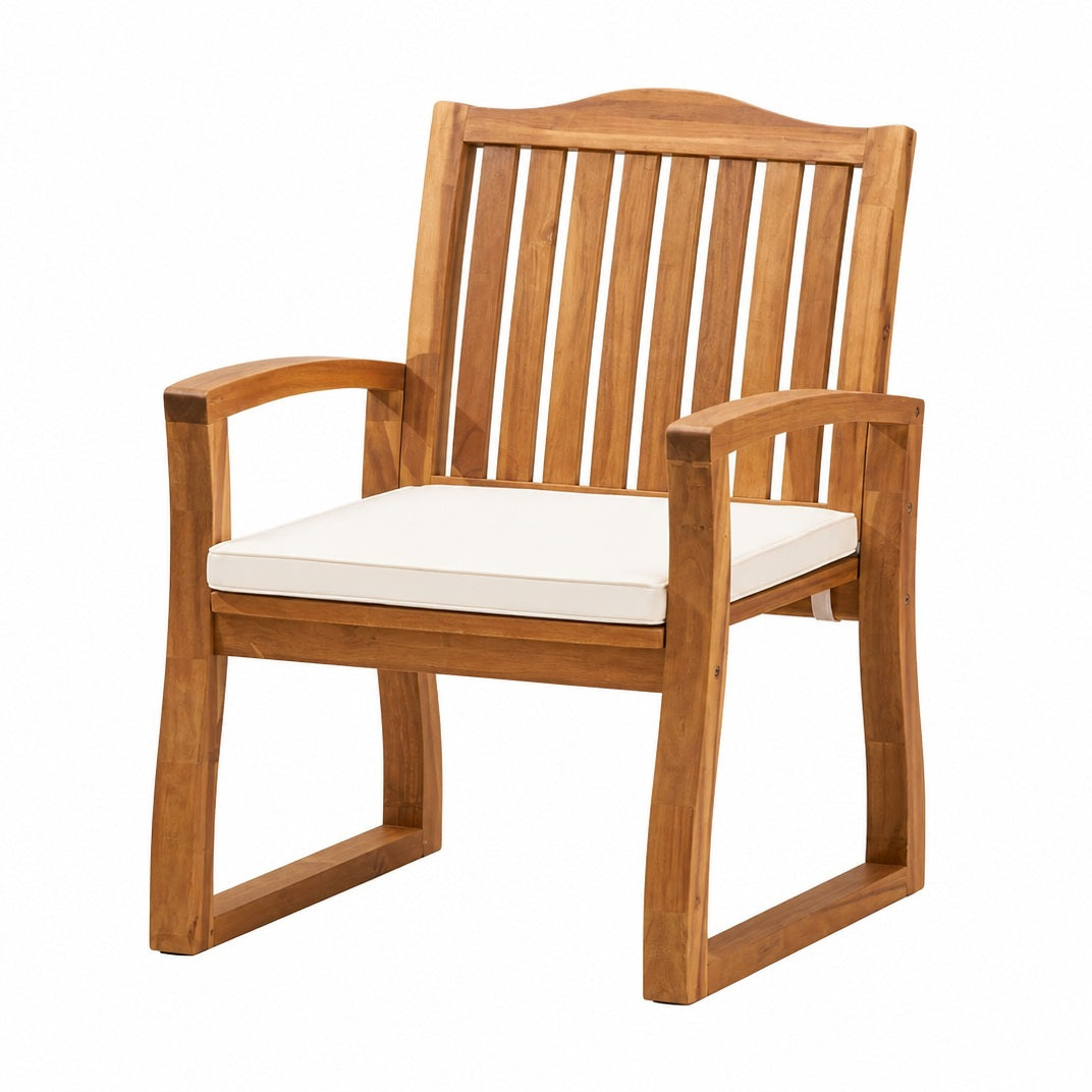 7 Pieces Acacia Wood Outdoor Dining Set