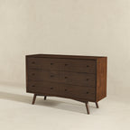 Caroline Mid Century Modern Solid Wood Dresser