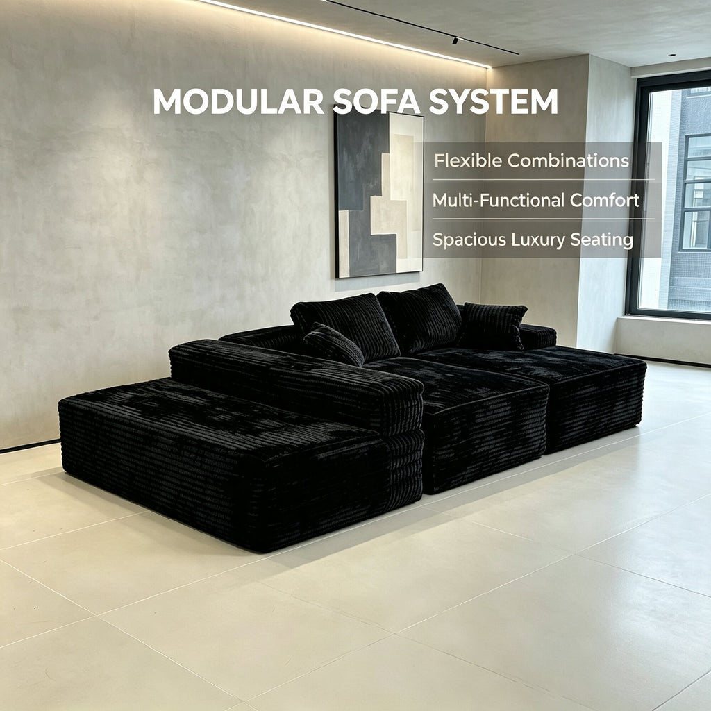 131-Inch Big Size Modular Sectional Sofa