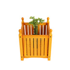 Wood Outdoor Square Wooden Flower and Herb Pot
