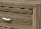 Contemporary Style Two Drawers Storage Nightstand