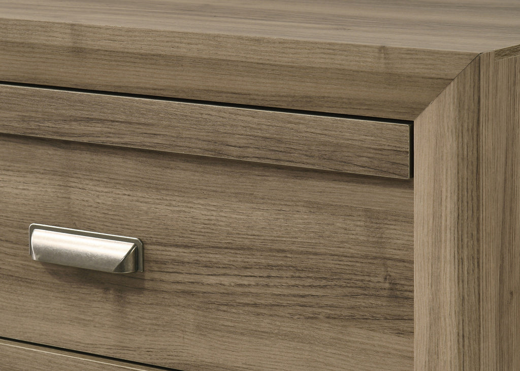 Contemporary Style Five Drawers Storage Tall Chest