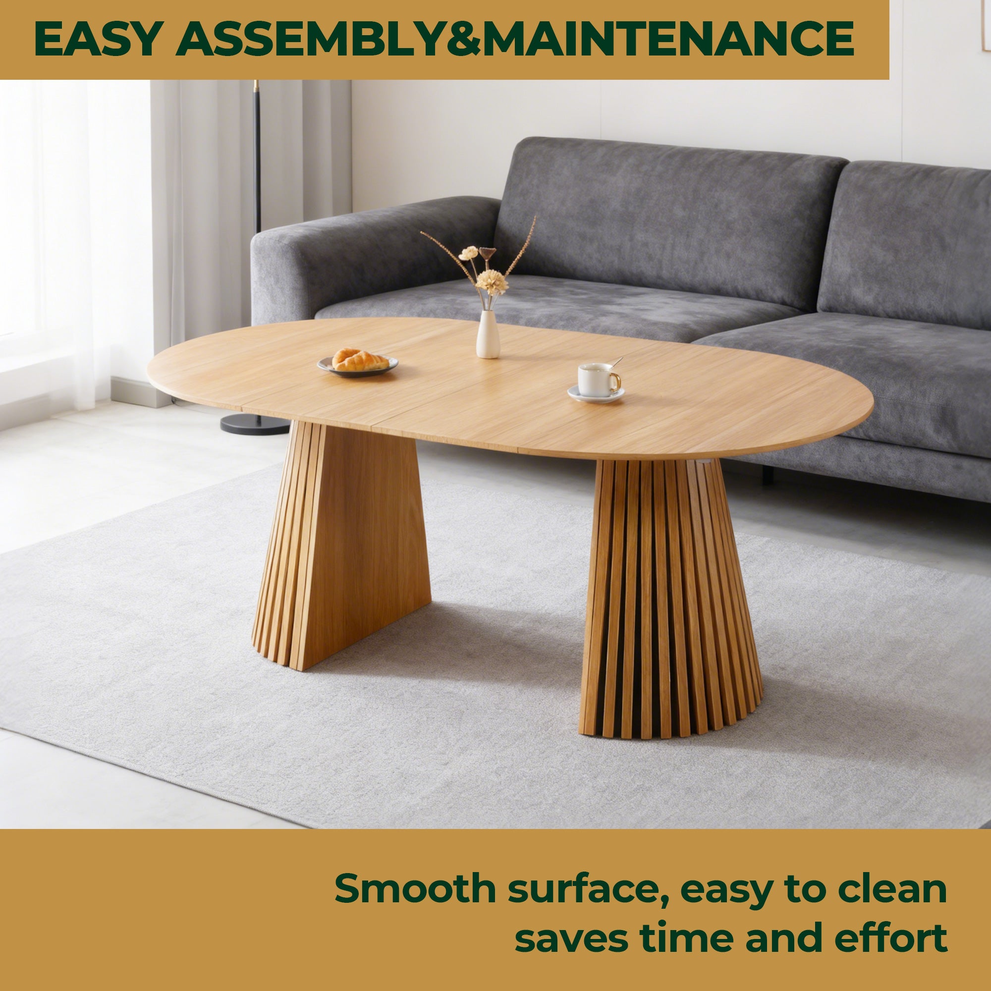 Mid-Century Modern Extendable Table