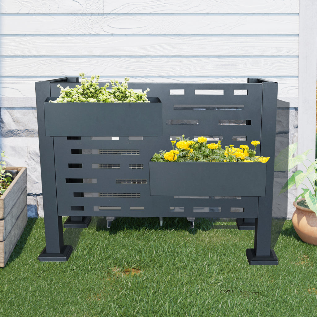3ft x 2ft Air Conditioner Fence for Outdoor Units