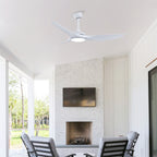 52 Inch ABS Blades Ceiling Fan With Light Kit