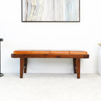 Maddox Mid-Century Modern Upholstered Bench