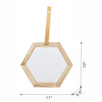 Harlan Hexagon Mirror - Set of 2 Wall Accents