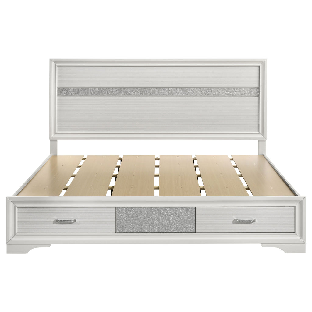 May 2-Drawer Platform Eastern King Storage Bed