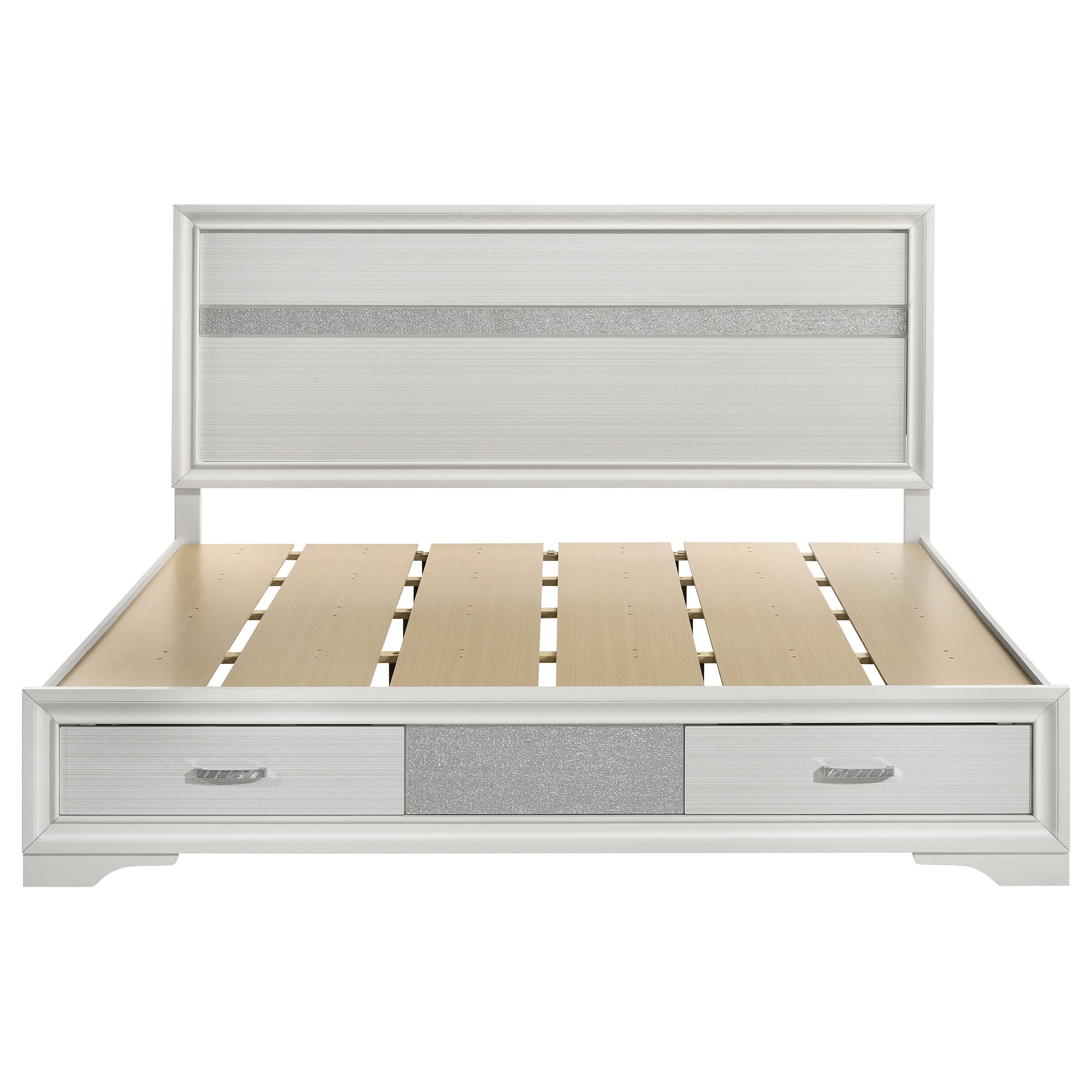 May 2-Drawer Platform Eastern King Storage Bed