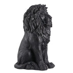 Elegant Sitting Lion Statue