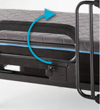 Twin Adjustable Sit to Stand Bed With Remote