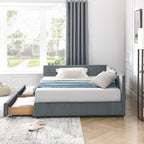 Full Size Storage Upholstered Tufted Bed Frame