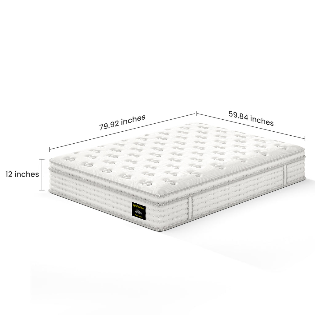 12" Hybrid Mattress - Queen Size