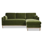 Knox 89" Modern Farmhouse Reversible Chaise Sectional Sofa