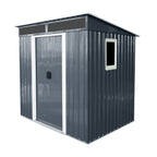 6ft x 5ft Outdoor Metal Storage Shed with Window