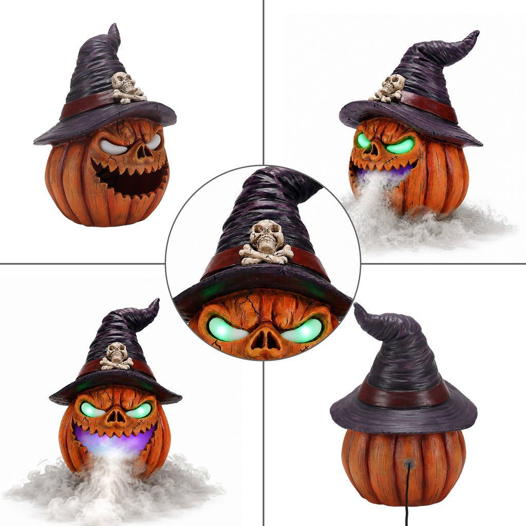 Halloween Jack-O'-Lantern Pumpkin Mist Maker Ornament
