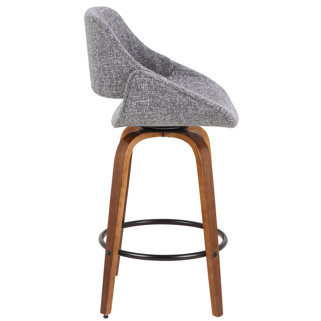 Mid-Century Modern Counter Stool in