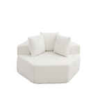 54-Inch Modern-Style Hexagonal Single Lounge Chair