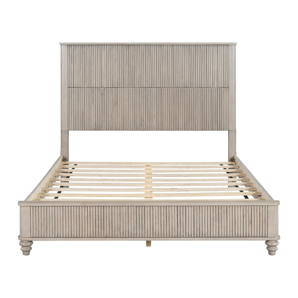 3-Piece Bedroom Set With Queen Size Bed And 2 Nightstands