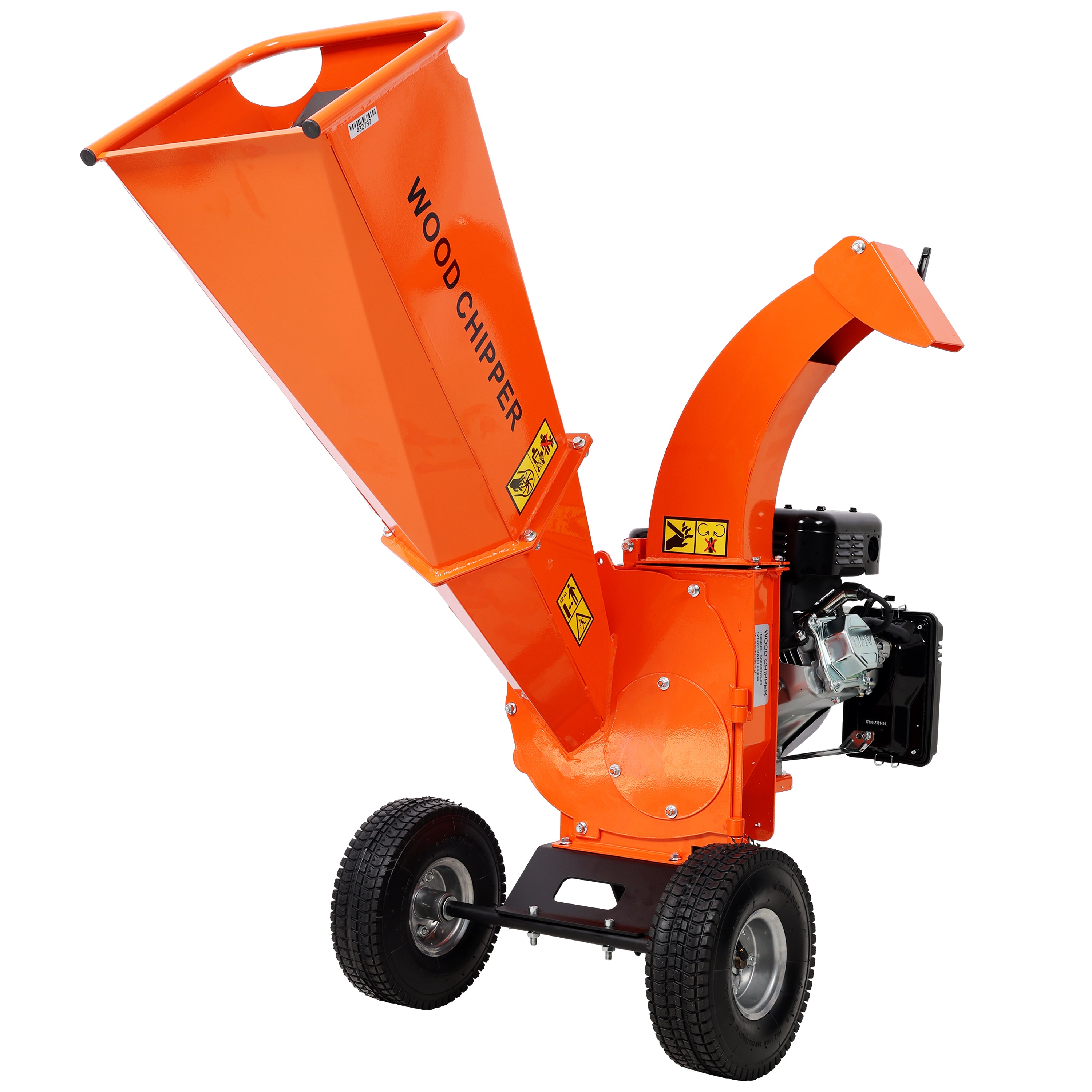Wood Chipper Shredder Mulcher - Heavy Duty 7 HP