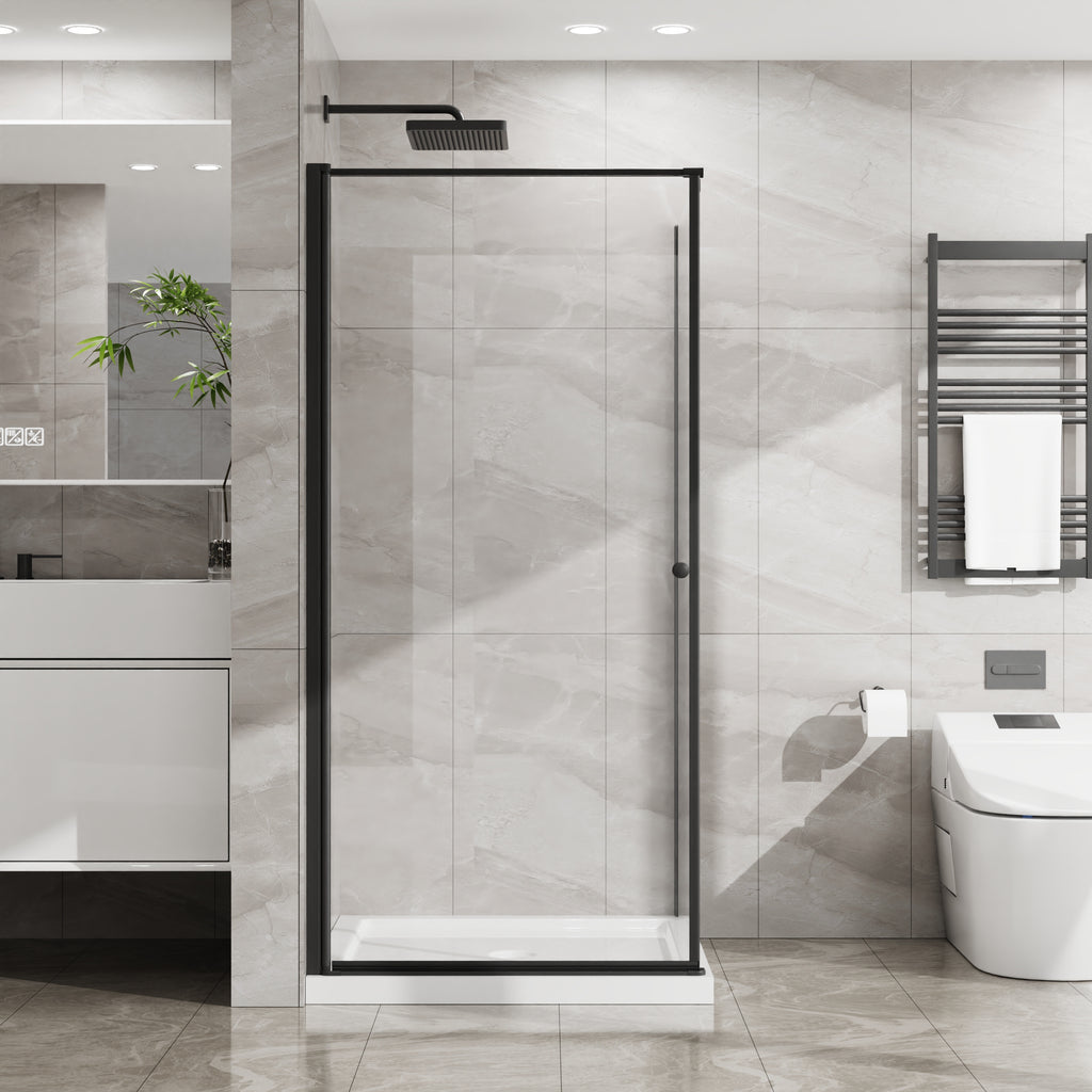 Goodyo Shower Enclosure Frameless 36 in. D x 36 in. W x 72 in. H
