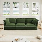Modern 3 Seater Slipcovered Sofa