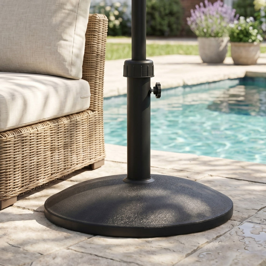 Ander Outdoor 35-Pound Round Umbrella Base - Black