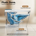 Fully Intelligent Toilet with Automatic Flip Cover