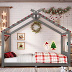 Full House Floor Bed with Support Slats