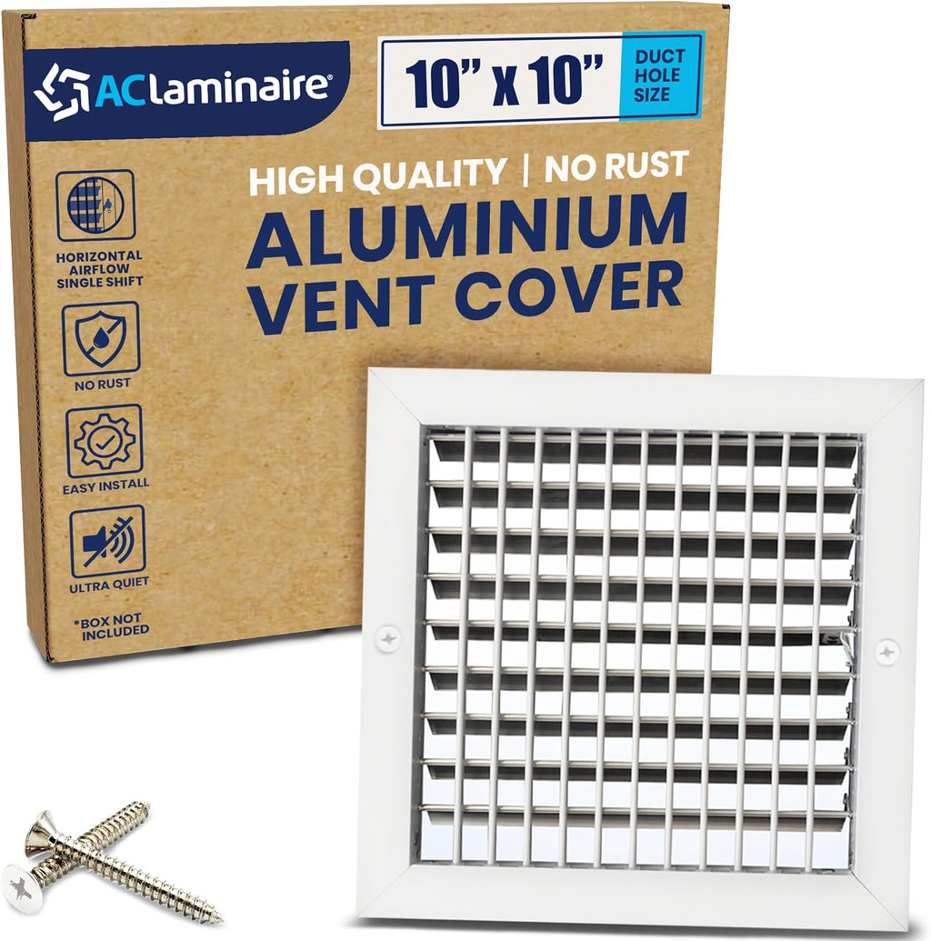 AC Register Vent Cover 10X10 inch - Box of 10