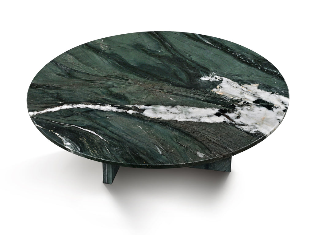 Green Marble & Metal Table