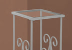 Accent Table with Tempered Glass