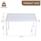 Summer 55 Inch Modern Long Table