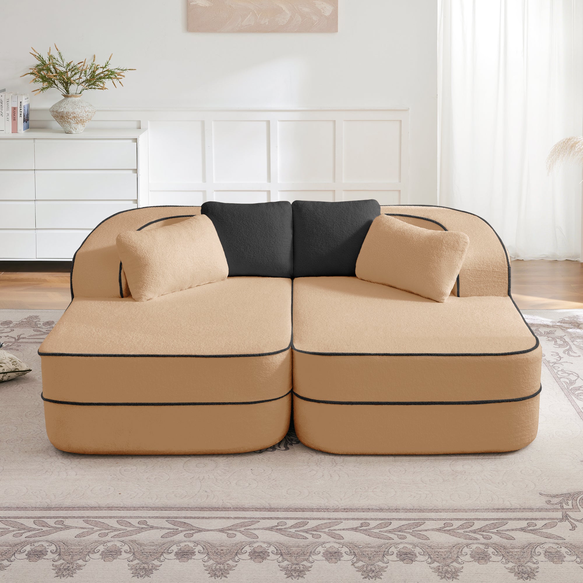 Teddy Fabric Sofa for Living Room