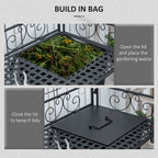 Outsunny Folding Potting Bench Table