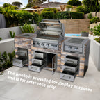 Built-in Outdoor Kitchen 32" LPG Gas Grill with Ice Box