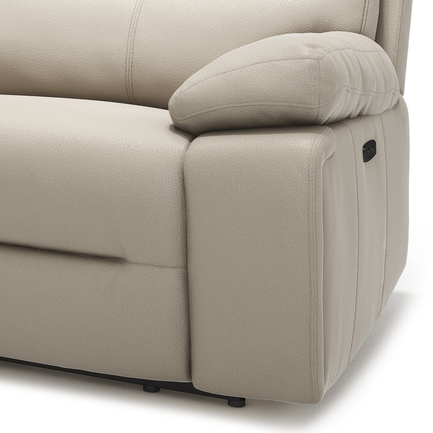 Malibu 79" Modern Power Motion 3-Piece Reclining Loveseat Sofa with Cup Holders