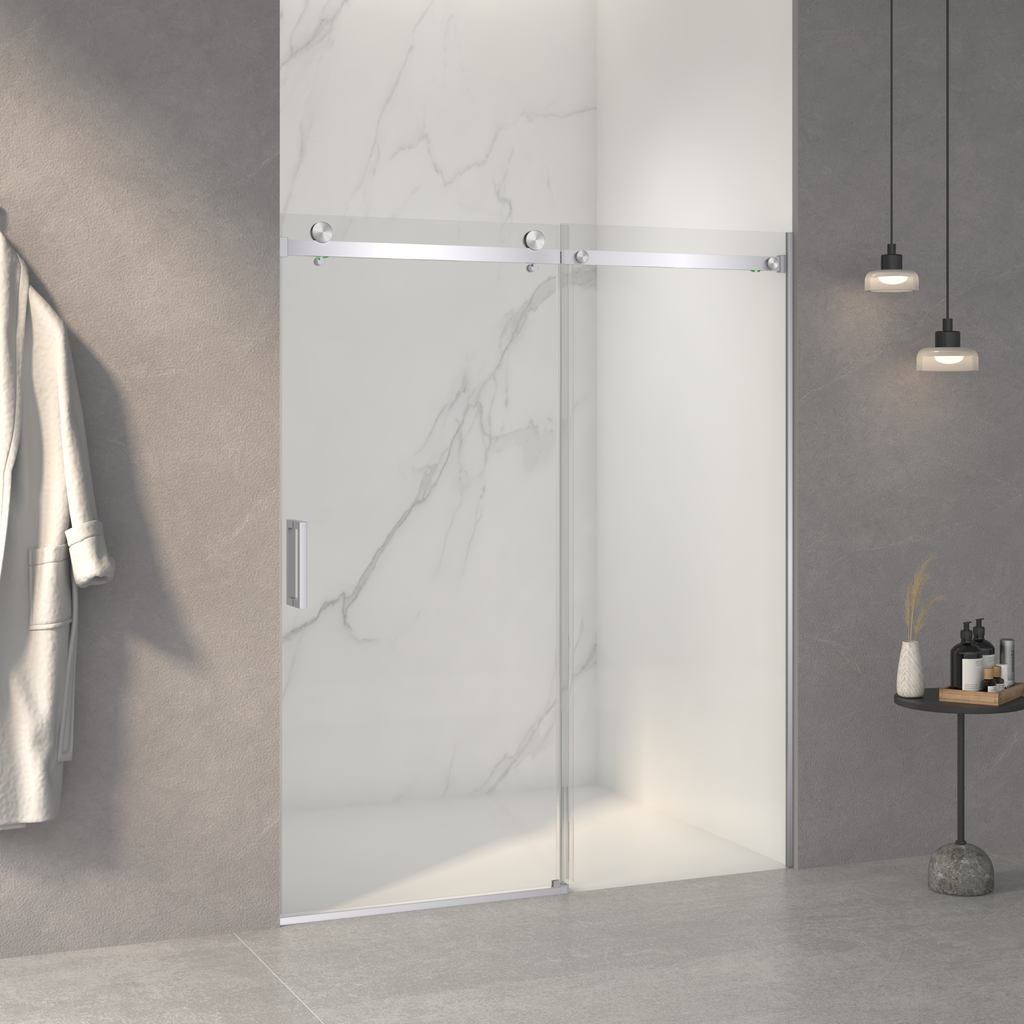 Frameless Sliding Shower Door 56-60"W x 72"H