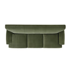 Alana Lawson Three-Cushion Tightback Sofa, Olive