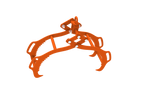 28-Inch Log Lifting Tongs with 4-Claw Heavy Duty Design