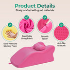 Ergonomic Spinal Posture Support & Multi-Functional Bed Pillow - Pink