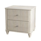 Fluted Nightstand 2-Piece Set